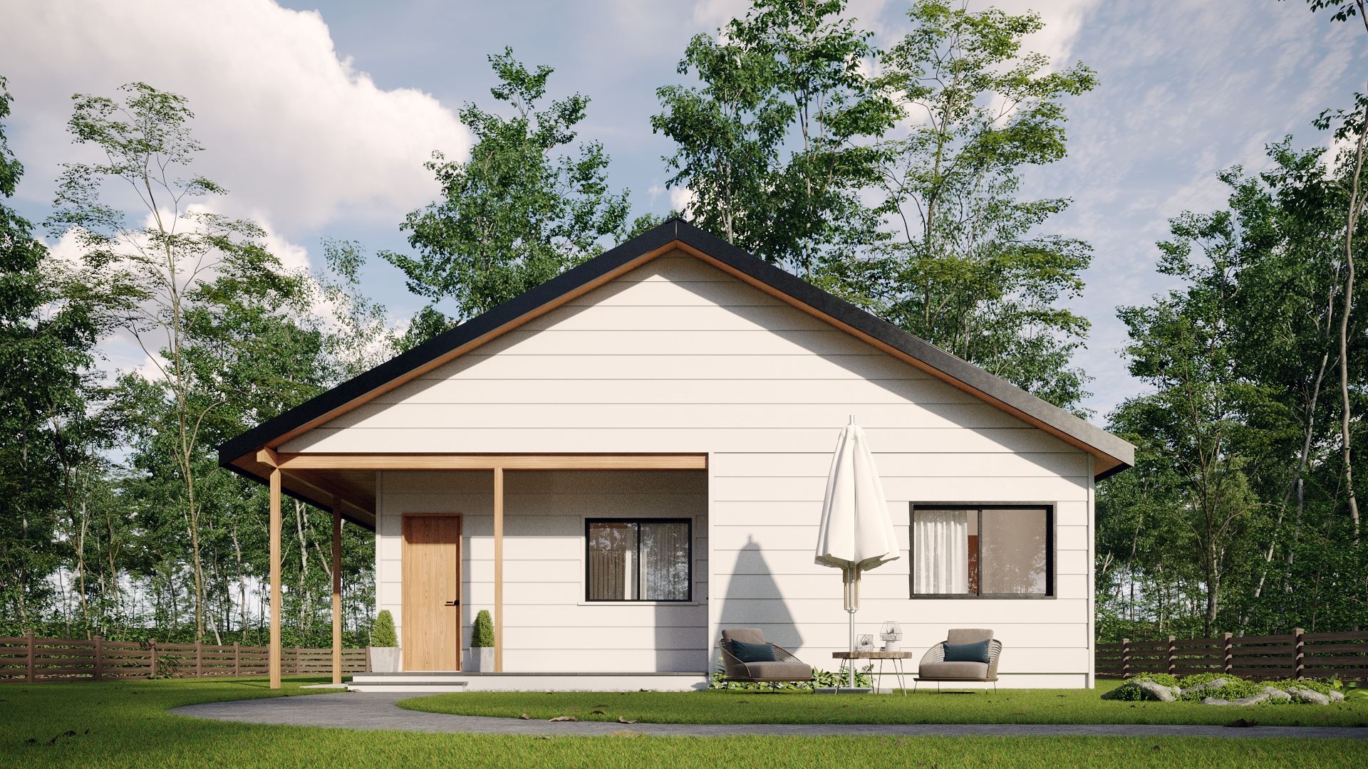 1 Bedroom ADU 1 Story front