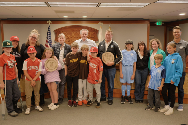 Truckee Little League and Truckee American Youth Soccer Organization getting a 2025 Gratitude Award